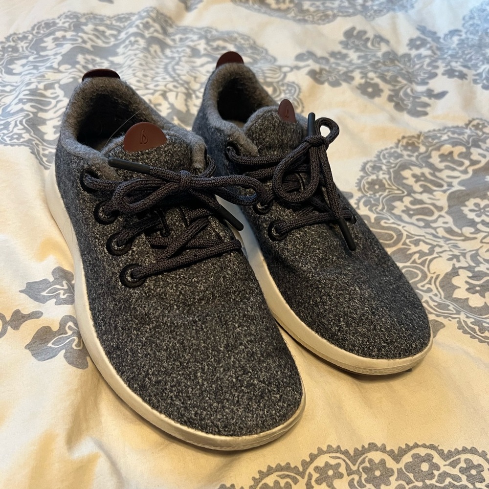 allbirds Women’s Wool Runners Natural Grey Size 8